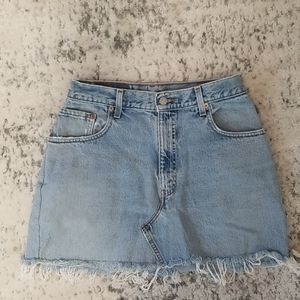 Levis Denim Skirt Vintage